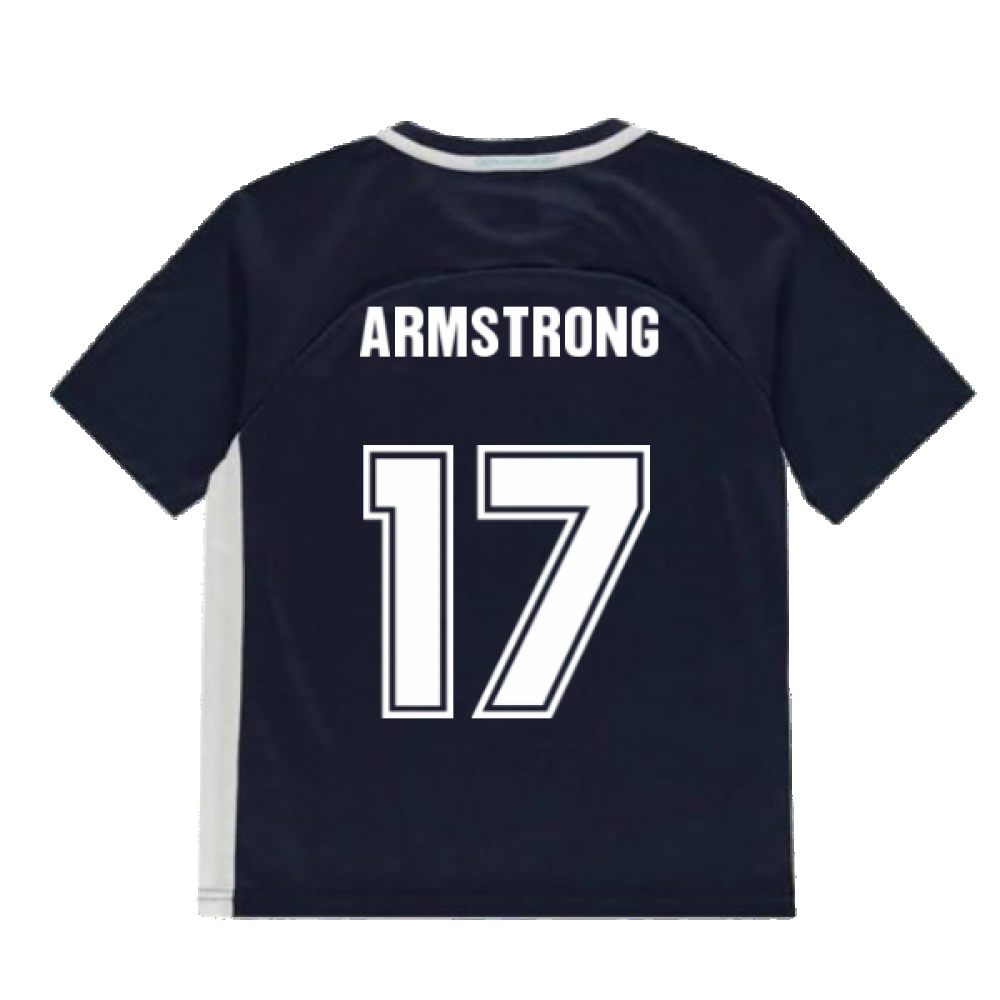 Scotland 2021 Polyester T-Shirt (Navy) - Kids (Armstrong 17)