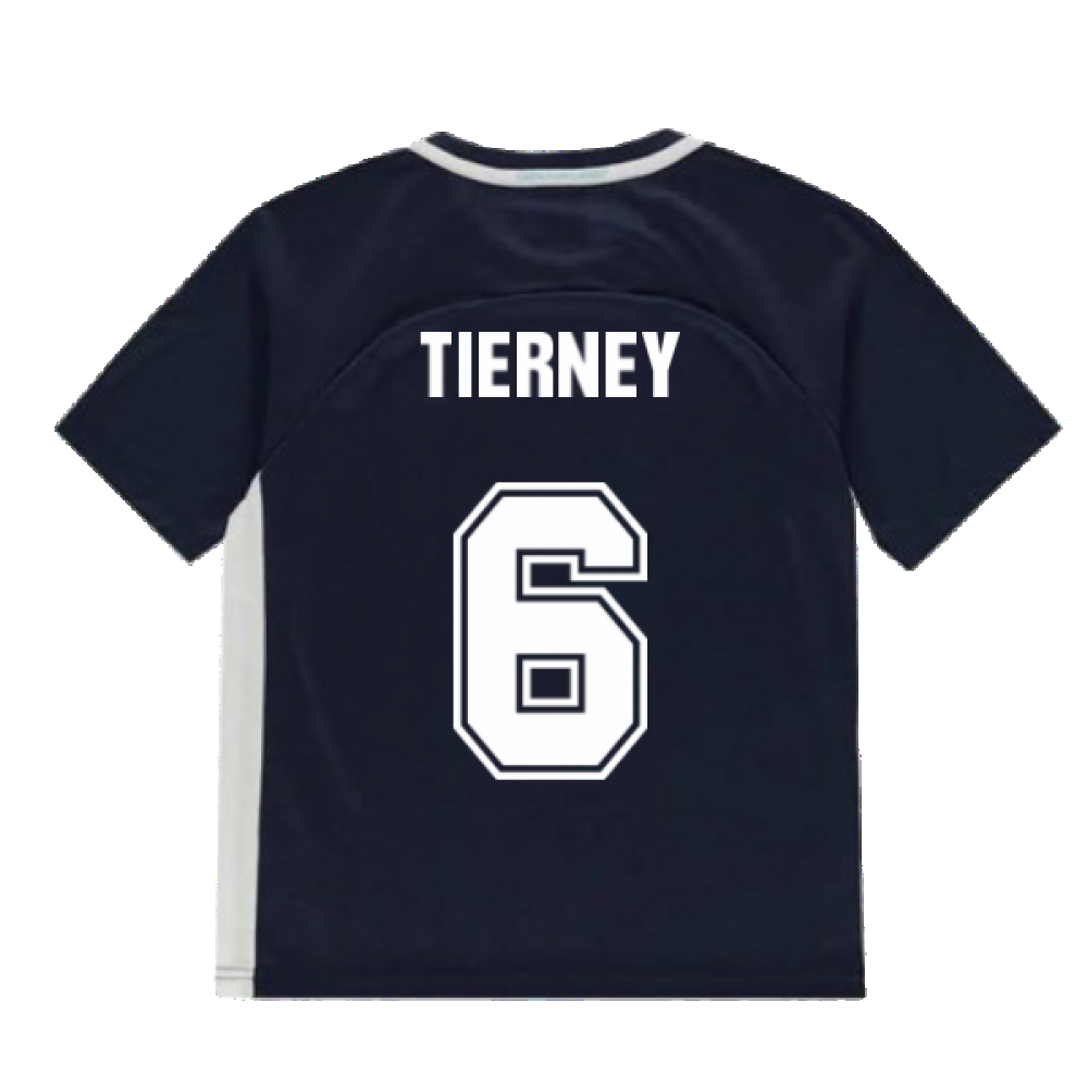 Scotland 2021 Polyester T-Shirt (Navy) - Kids (Tierney 6)