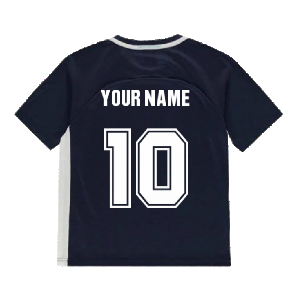 Scotland 2021 Polyester T-Shirt (Navy) - Kids (Your Name)