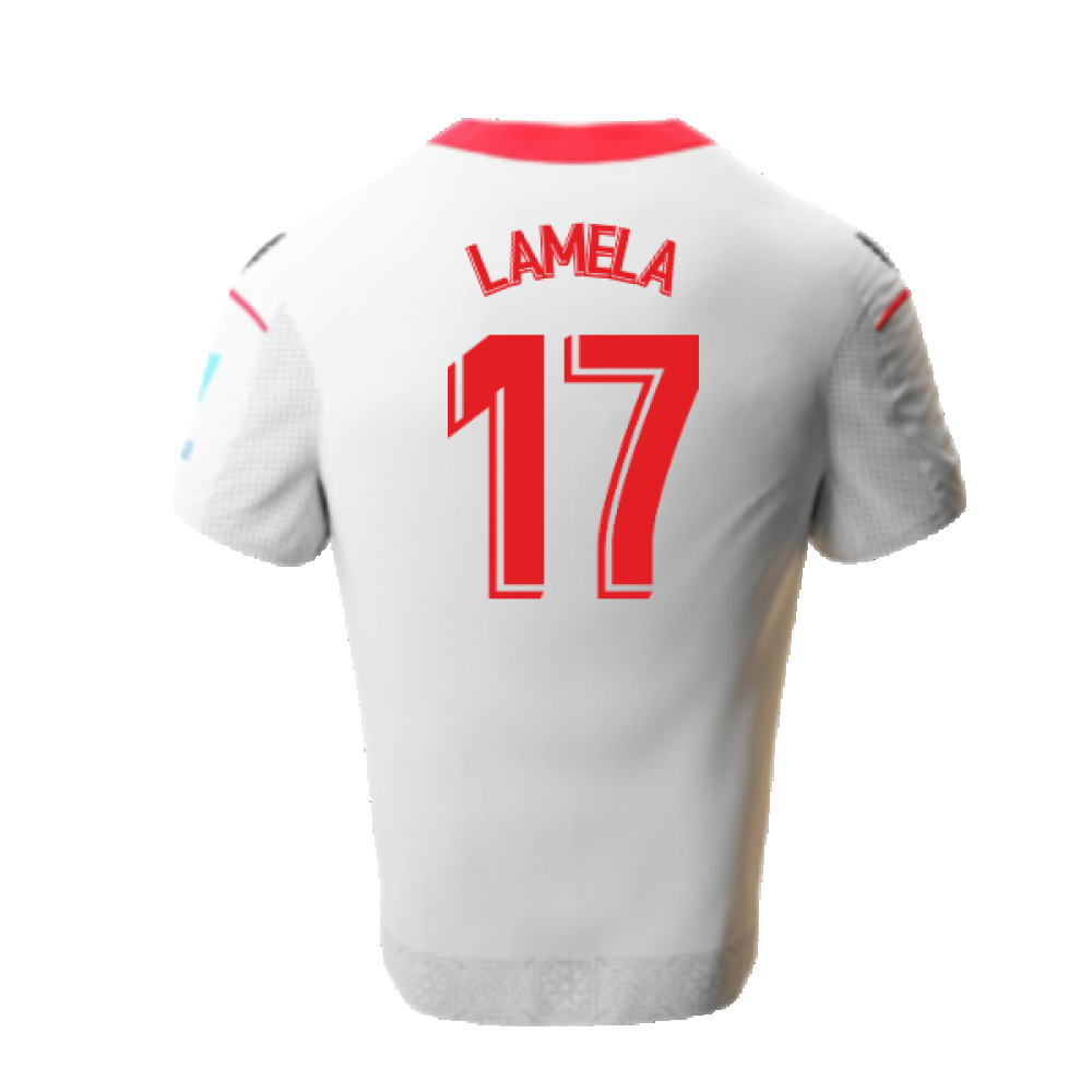 Sevilla 2022-23 Home Shirt (M) (Good) (Lamela 17)