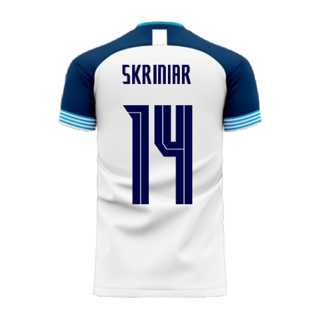 Slovakia 2024-2025 Home Concept Football Kit (Libero) (SKRINIAR 14)