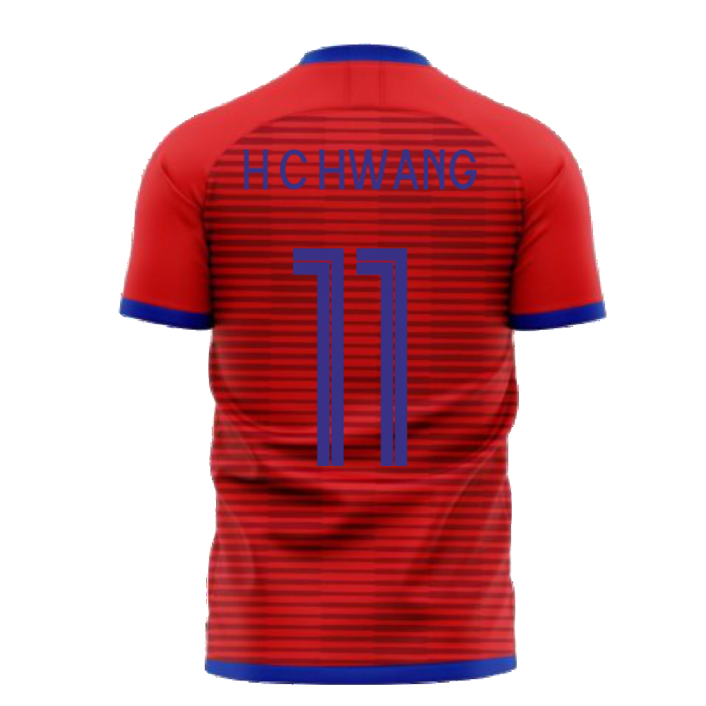 South Korea 2024-2025 Home Concept Football Kit (Libero) (H C HWANG 11)