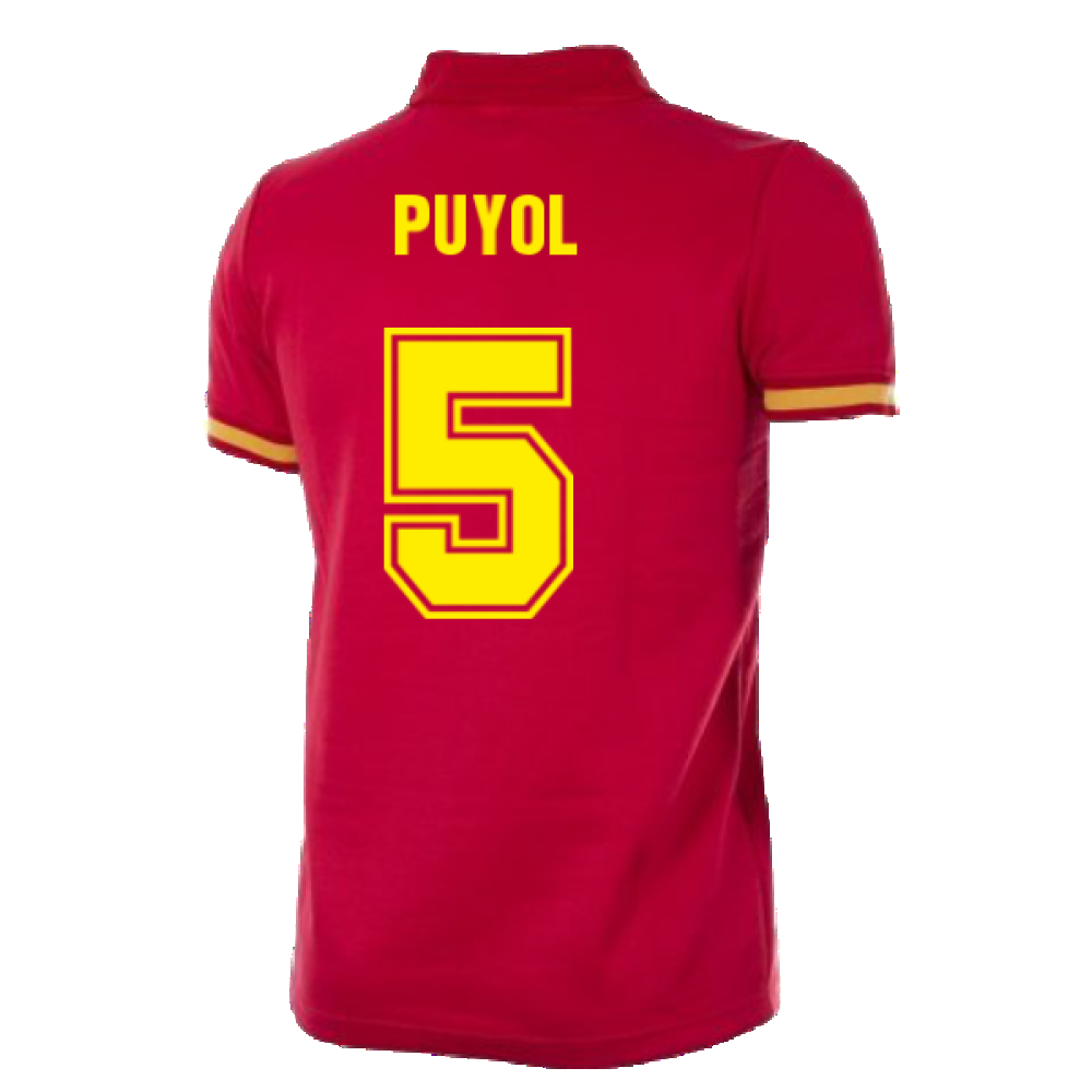 Spain 1988 Retro Football Shirt (PUYOL 5)