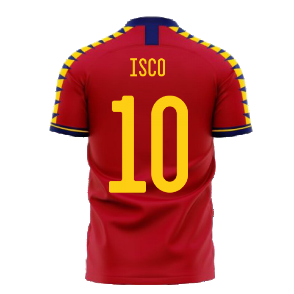 Spain 2024-2025 Home Concept Football Kit (Libero) (ISCO 10)