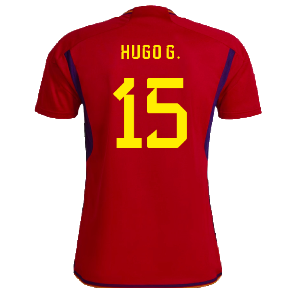 Spain 2022-23 Home Shirt (Womens XL-) (Hugo G. 15) (Mint)