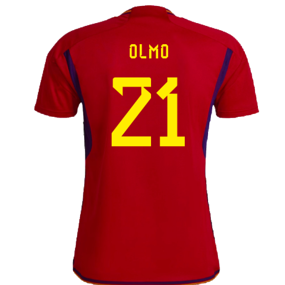 Spain 2022-23 Home Shirt (Womens XL-) (Olmo 21) (Mint)