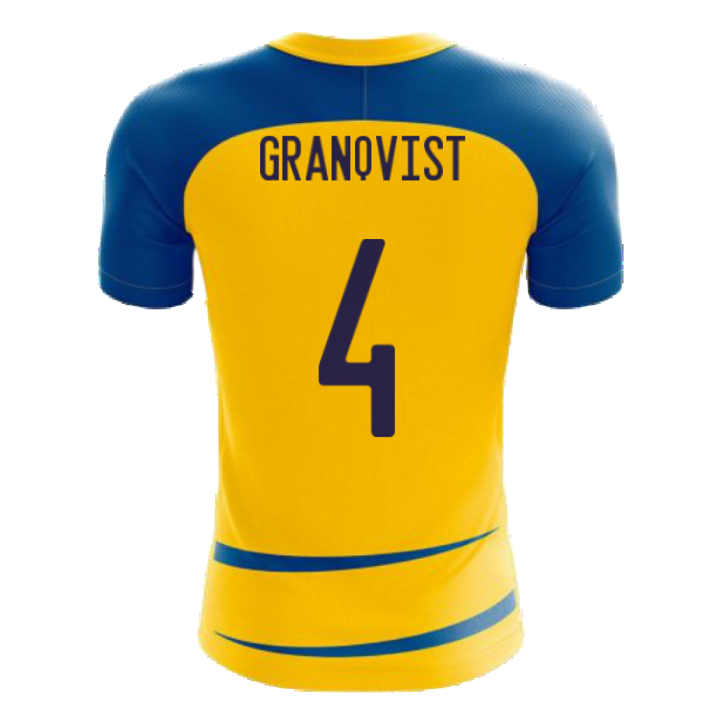 Sweden 2024-2025 Home Concept Football Kit (Airo) (GRANQVIST 4)