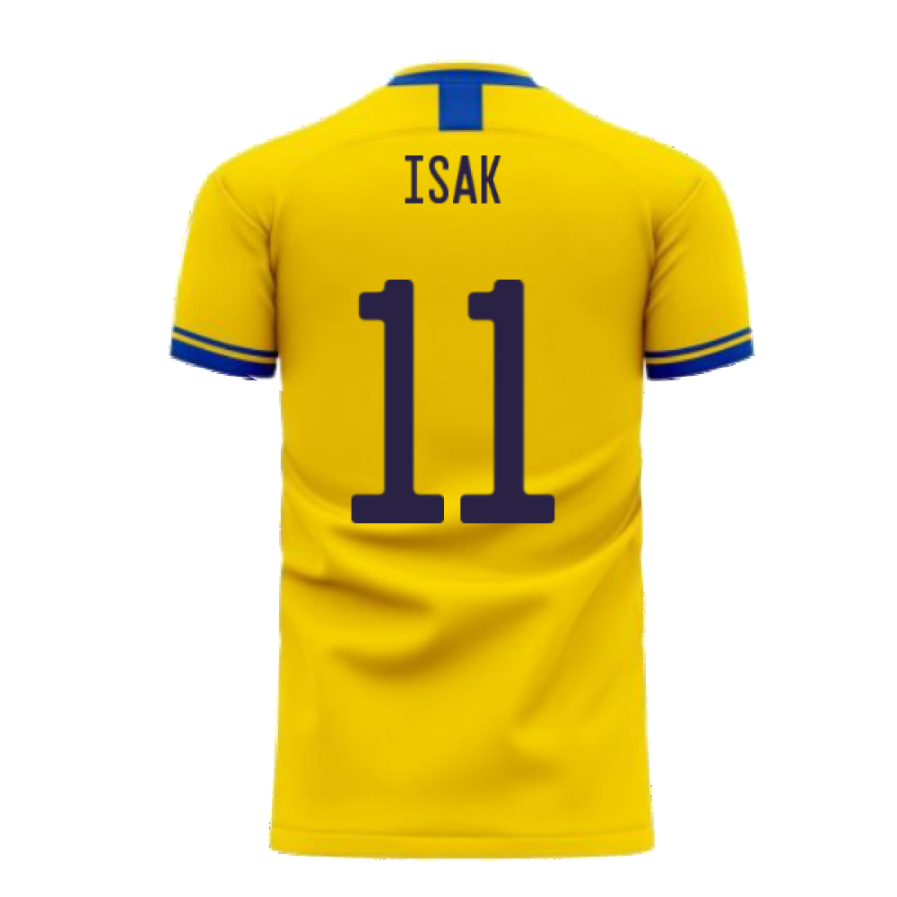 Sweden 2024-2025 Home Concept Football Kit (Libero) (ISAK 11)