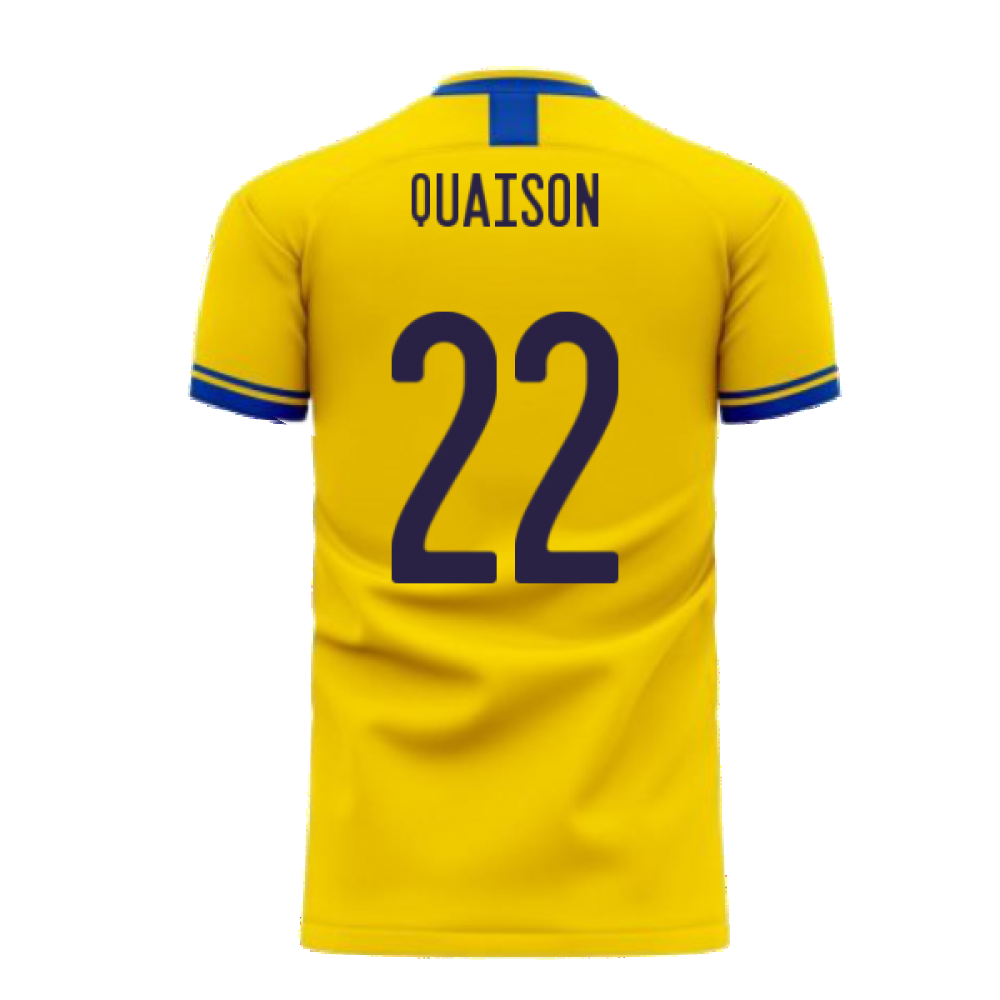 Sweden 2024-2025 Home Concept Football Kit (Libero) (QUAISON 22)