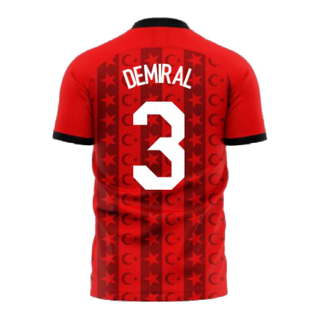 Turkey 2024-2025 Home Concept Football Kit (Libero) (DEMIRAL 3)