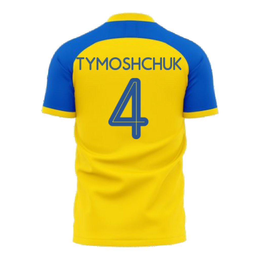 Ukraine Stop War Concept Football Kit (Libero) - Yellow (TYMOSHCHUK 4)