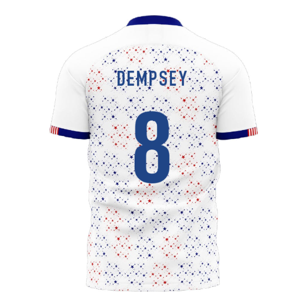 United States 2024-2025 Home Concept Football Kit (Libero) (DEMPSEY 8)