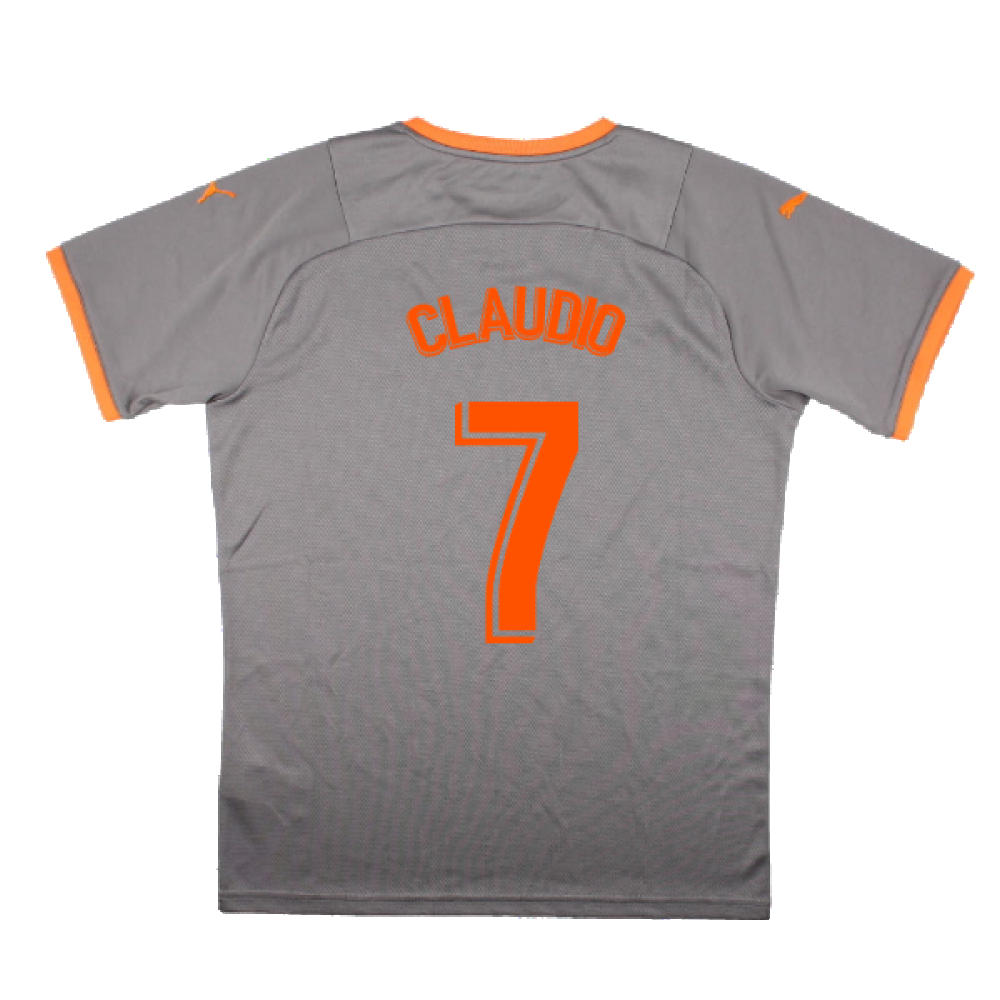 Valencia 2021-22 Fourth Shirt (Sponsorless) (M) (Mint) (CLAUDIO 7)