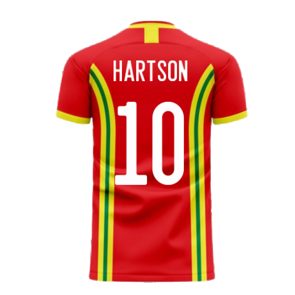 Wales 2024-2025 Home Concept Football Kit (Libero) (HARTSON 10)