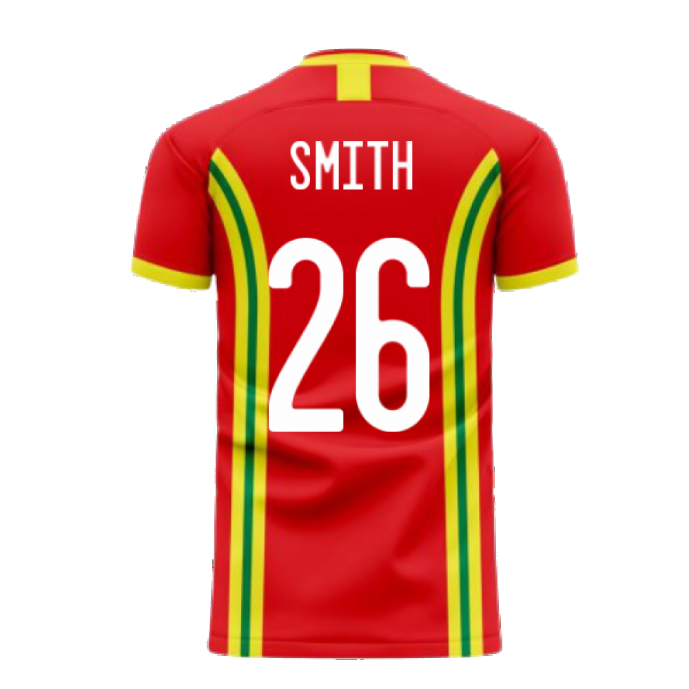 Wales 2024-2025 Home Concept Football Kit (Libero) (SMITH 26)