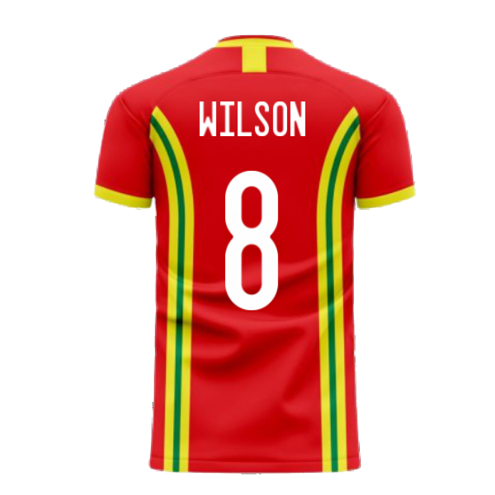 Wales 2024-2025 Home Concept Football Kit (Libero) (WILSON 8)