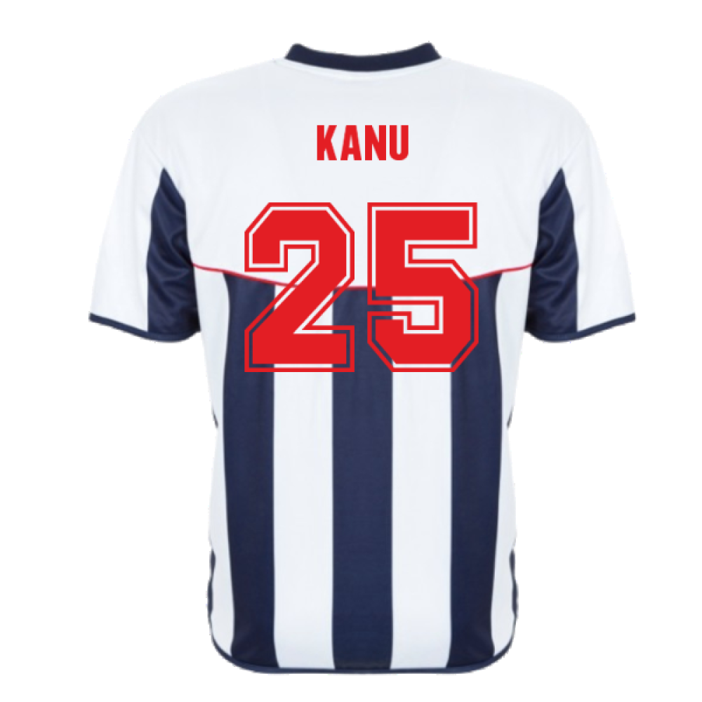 West Brom 2004 Retro Home Football Shirt (Kanu 25)