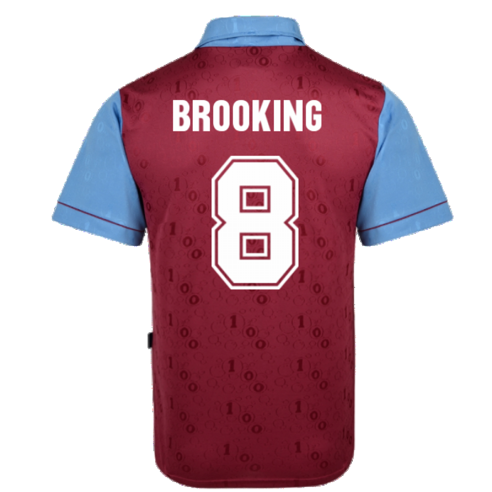 West Ham 1995-1996 Home Retro Shirt (BROOKING 8)