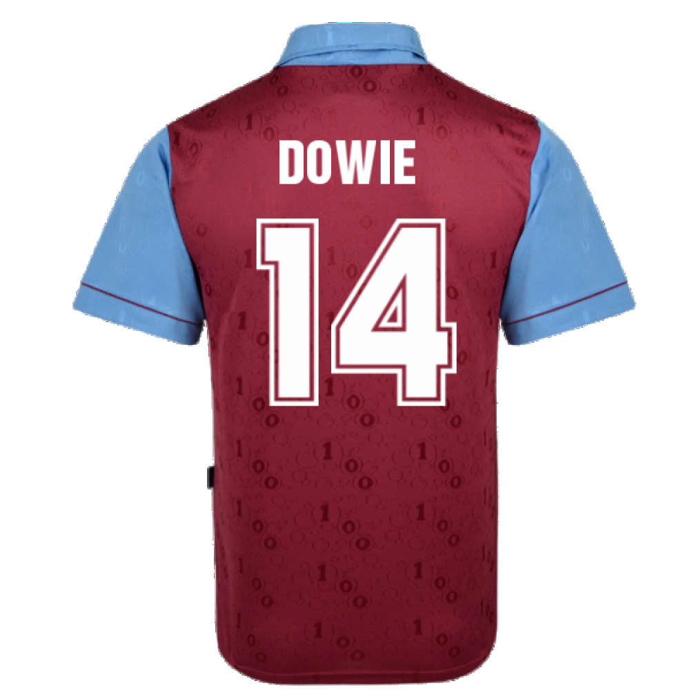 West Ham 1995-1996 Home Retro Shirt (Dowie 14)