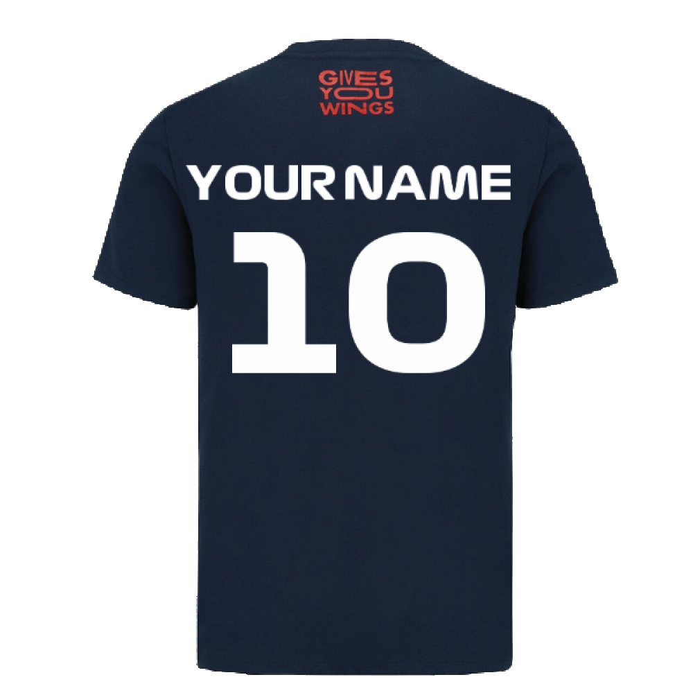 2022 Red Bull Racing Team Graphic Tee (Navy) (Your Name)