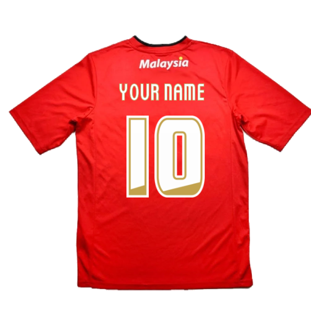 Cardiff City 2012-2013 Home Shirt ((Excellent) XL) (Your Name)