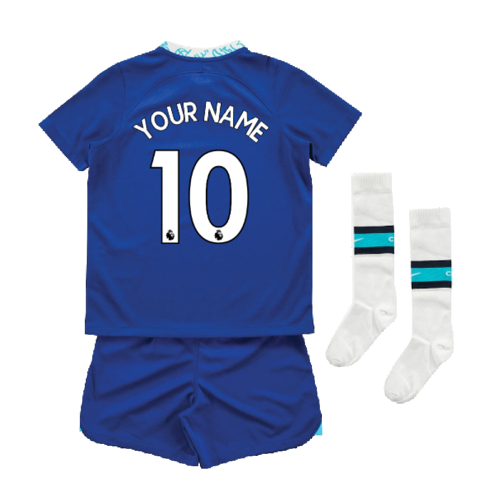 2022-2023 Chelsea Little Boys Home Mini Kit (Your Name)