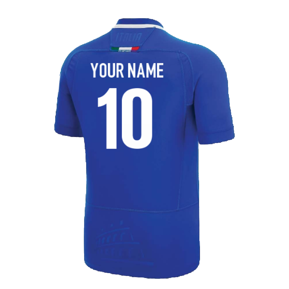 2022-2023 Italy Home Rugby Replica Shirt (Your Name)