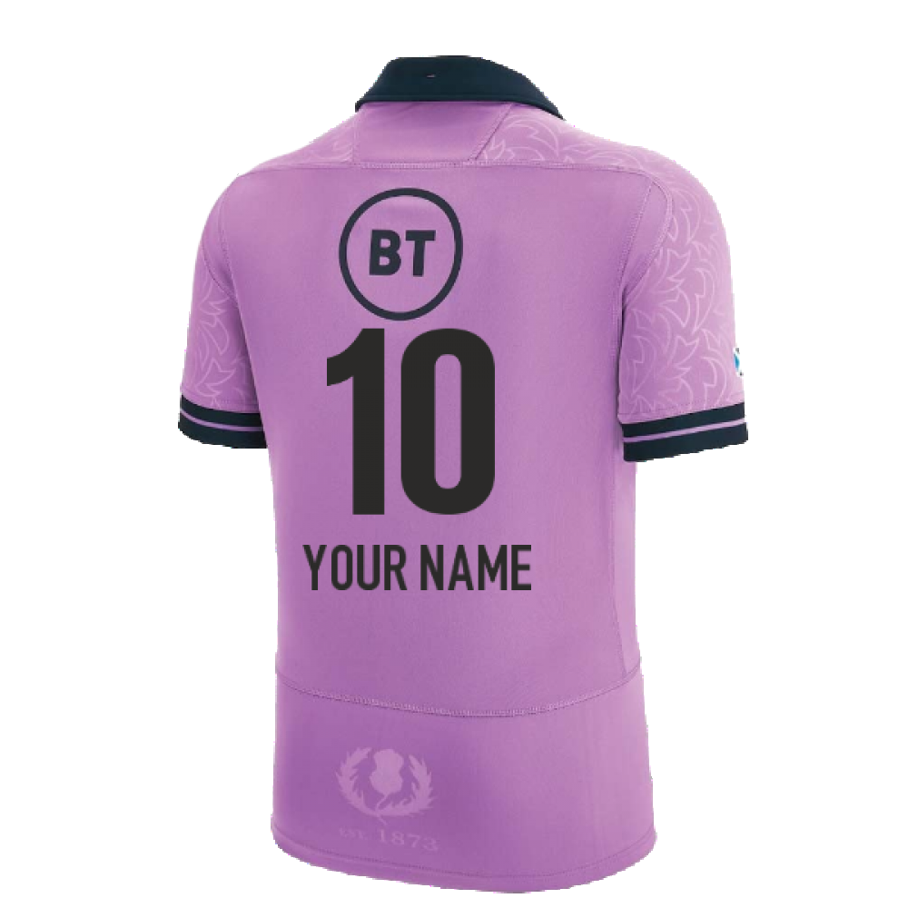 2022-2023 Scotland Away Rugby Replica Shirt (Your Name)