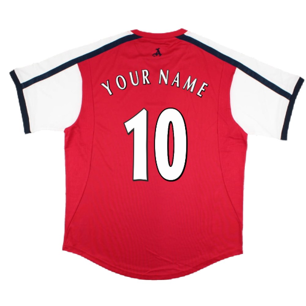 Arsenal Retro Badge Home Shirt (Your Name)