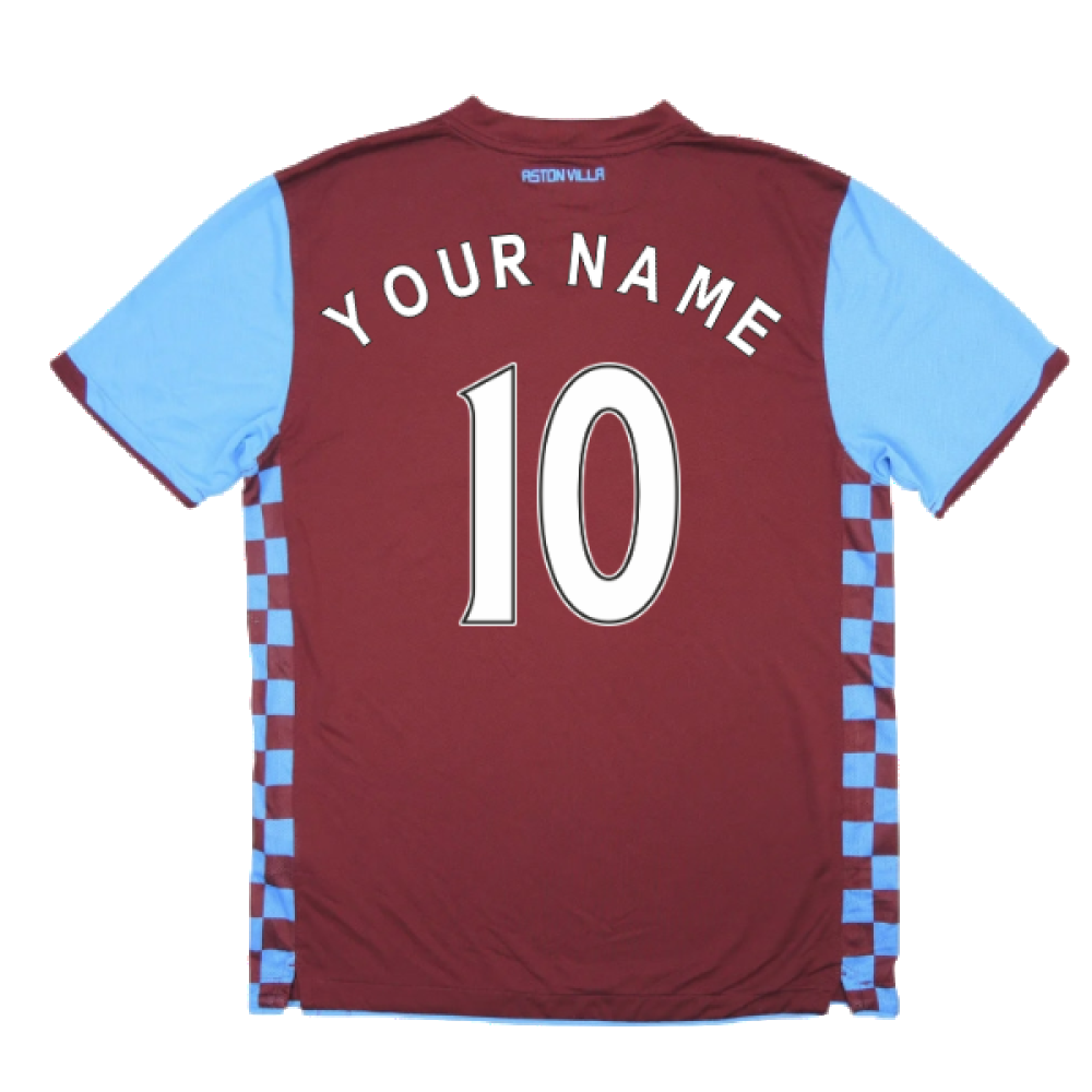 2010-2011 Aston Villa Home Shirt (Your Name)