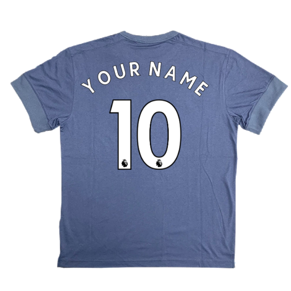 2022-2023 West Ham Travel Tee (S) - Dark Navy (Your Name)