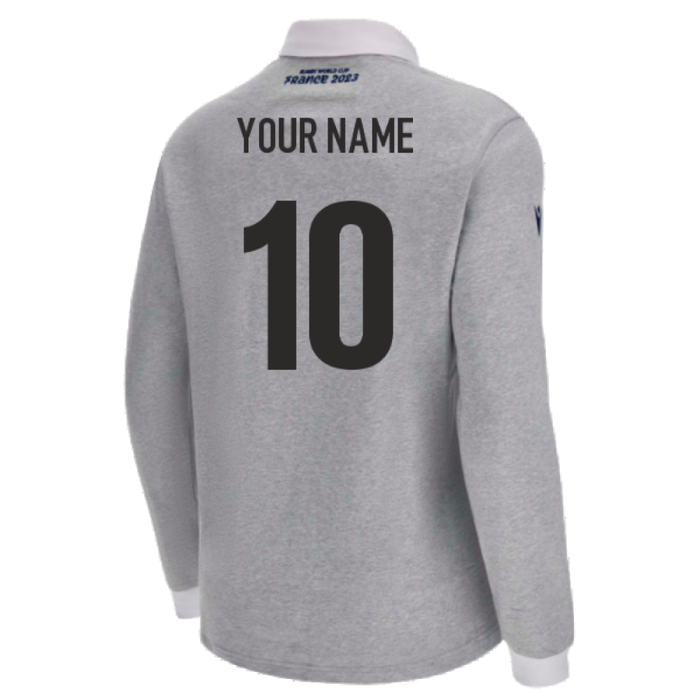 Scotland RWC 2023 Mens Rugby World Cup Shirt (Grey) (Your Name)