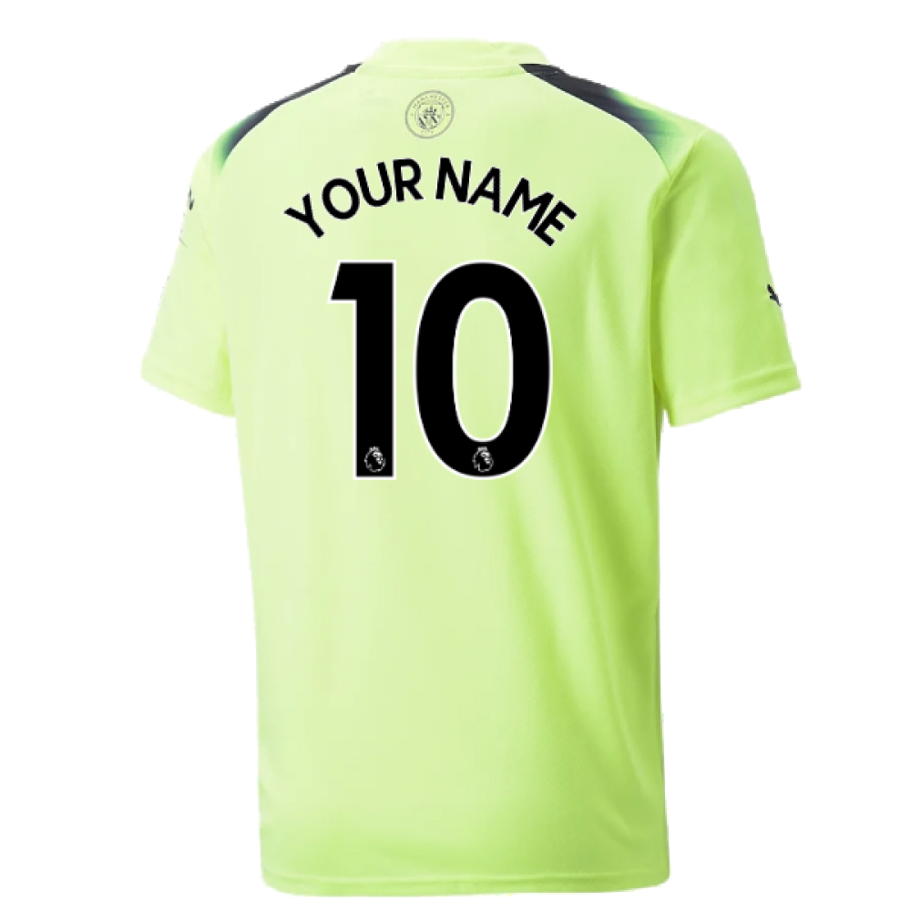 2022-2023 Man City Third Shirt (Kids) (Your Name)