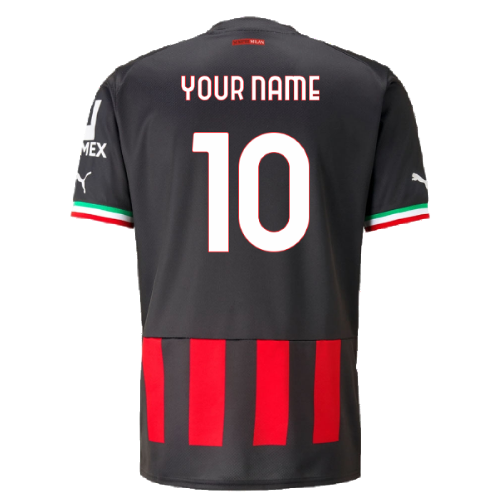 2022-2023 AC Milan Home Shirt (Your Name)