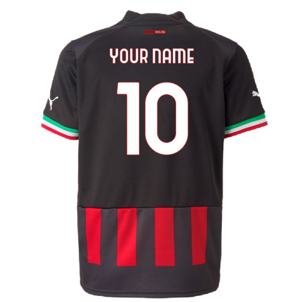 2022-2023 AC Milan Home Shirt (Kids) (Your Name)