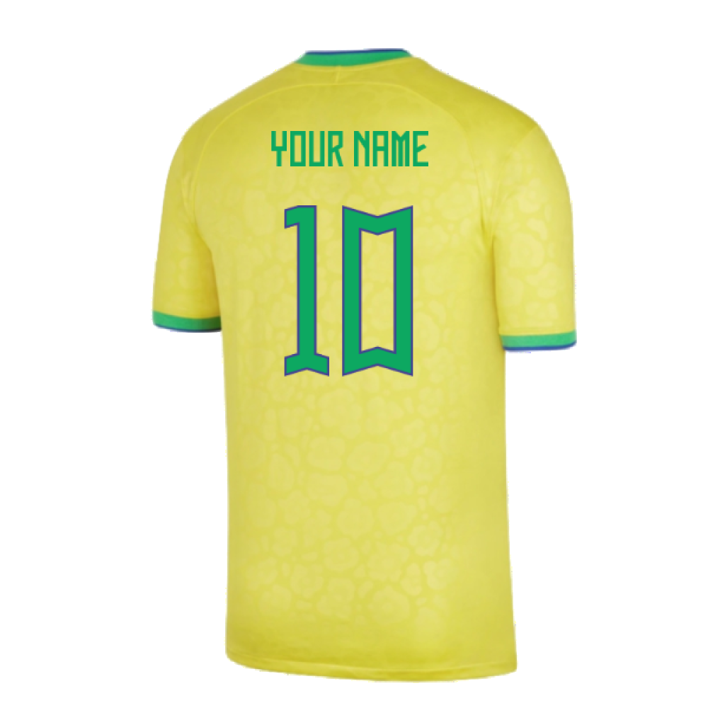 2022-2023 Brazil Home Shirt (Your Name)