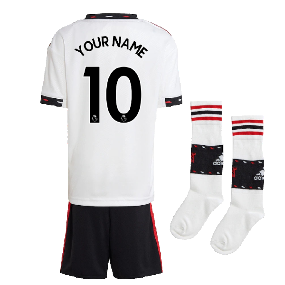 2022-2023 Man Utd Away Mini Kit (Your Name)