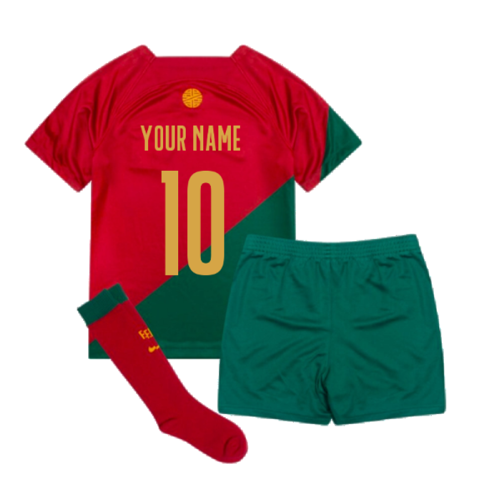 2022-2023 Portugal Home Mini Kit (Your Name)