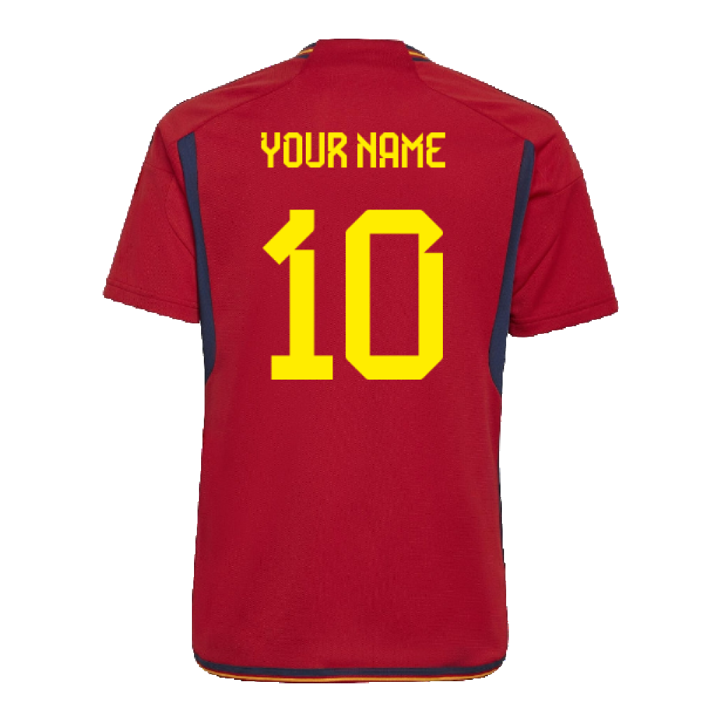2022-2023 Spain Home Shirt (Kids) (Your Name)