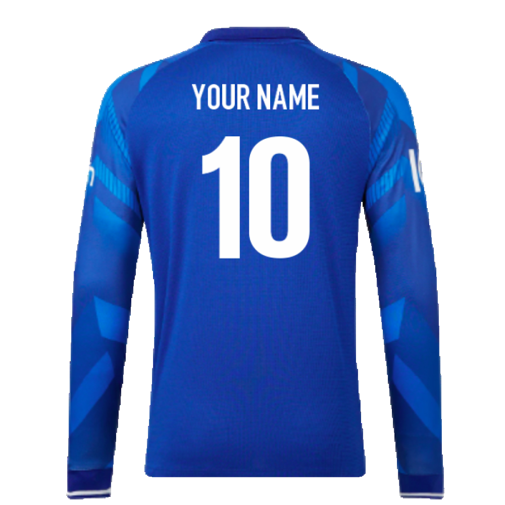 2023 England Cricket ODI Replica Long Sleeve Jersey (Your Name)