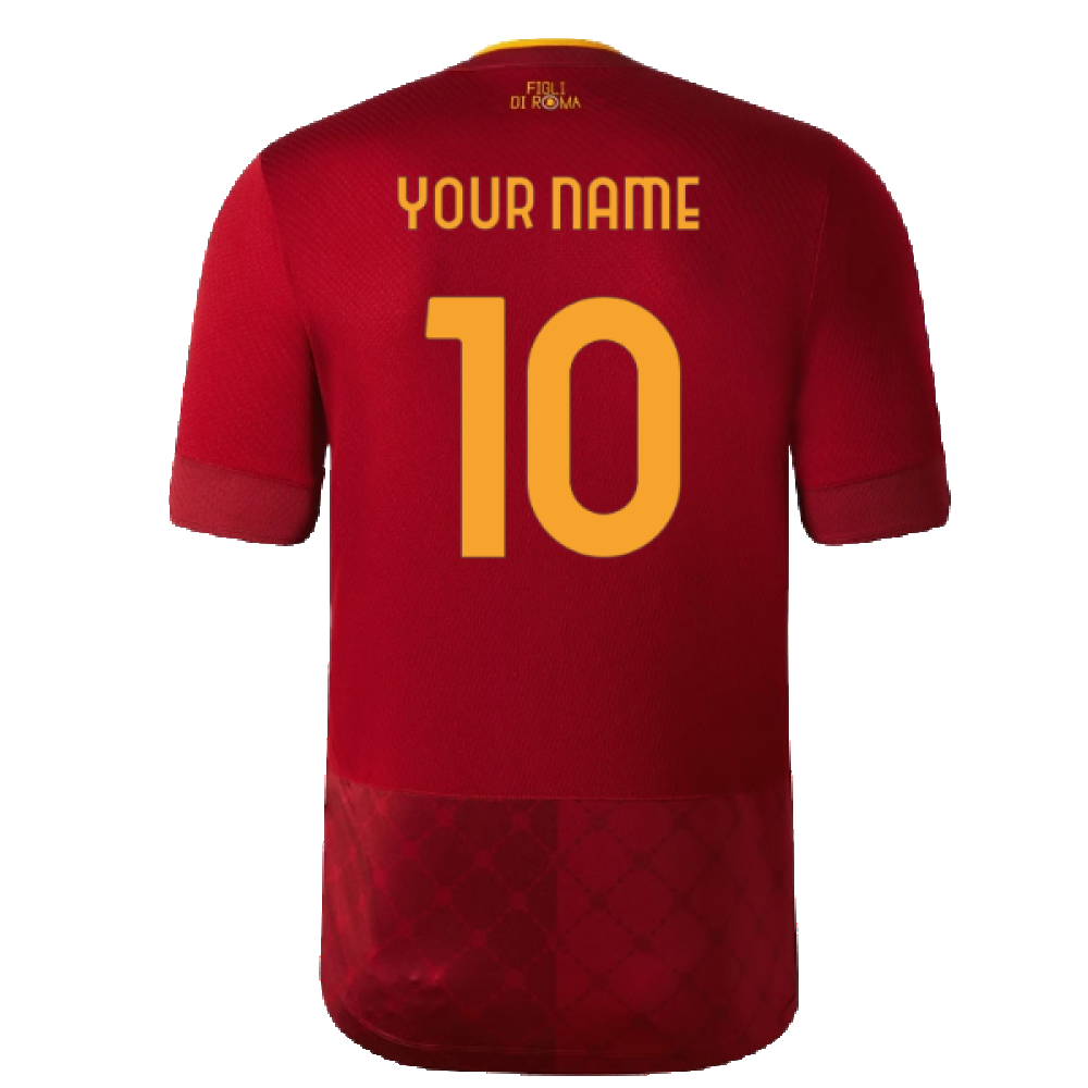 2022-2023 Roma Home Shirt (Your Name)