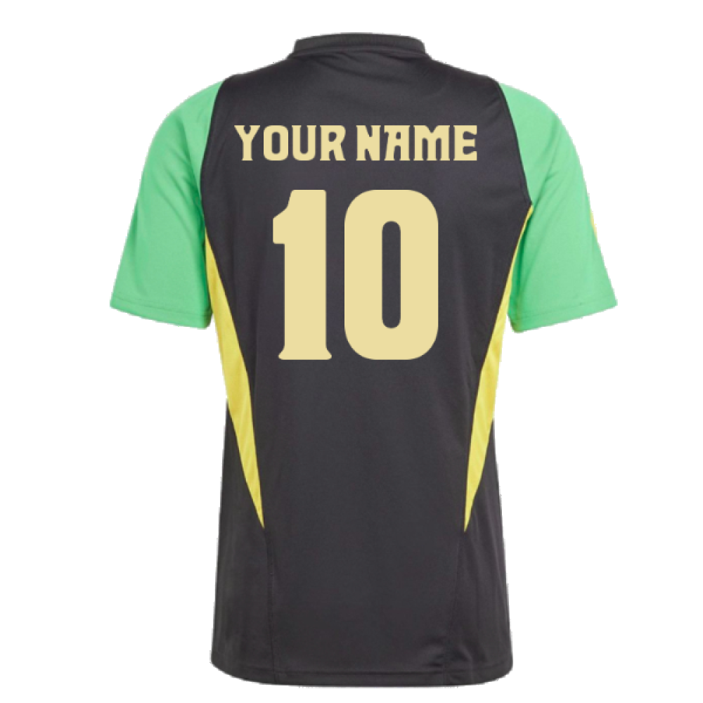 2023-2024 Jamaica Training Shirt (Black) (Your Name)