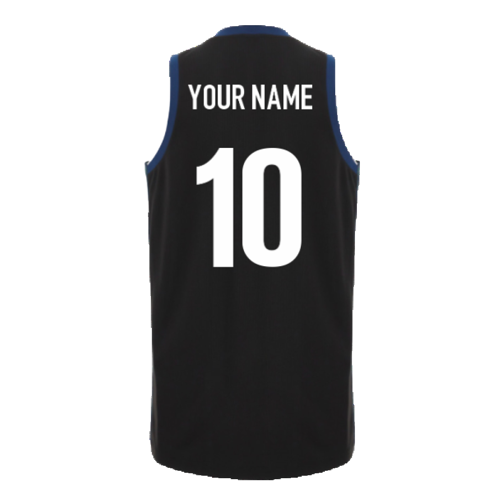 2023-2024 Scotland RWC Training Basketball Singlet (Black) (Your Name)