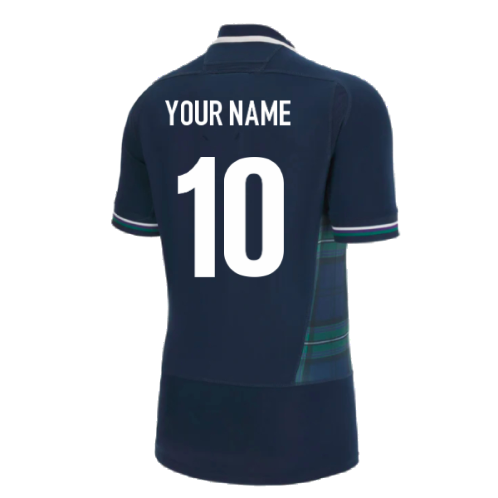 Scotland RWC 2023 Limited Edition Bodyfit Home Rugby Shirt (Your Name)