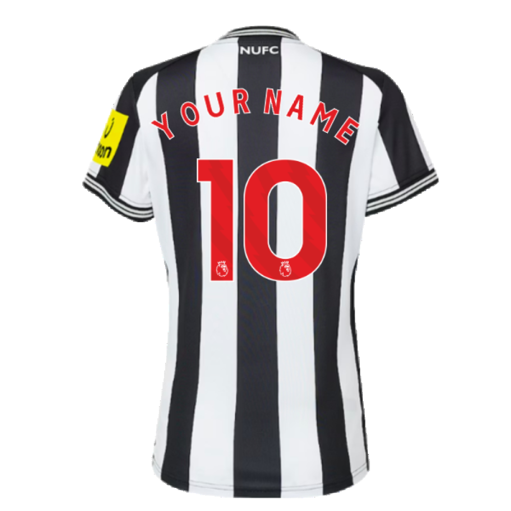 2023-2024 Newcastle Home Shirt (Ladies) (Your Name)