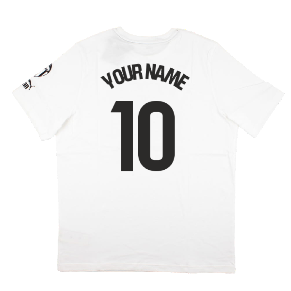 2023-2024 Valencia FtblCore Graphic Tee (White) (Your Name)