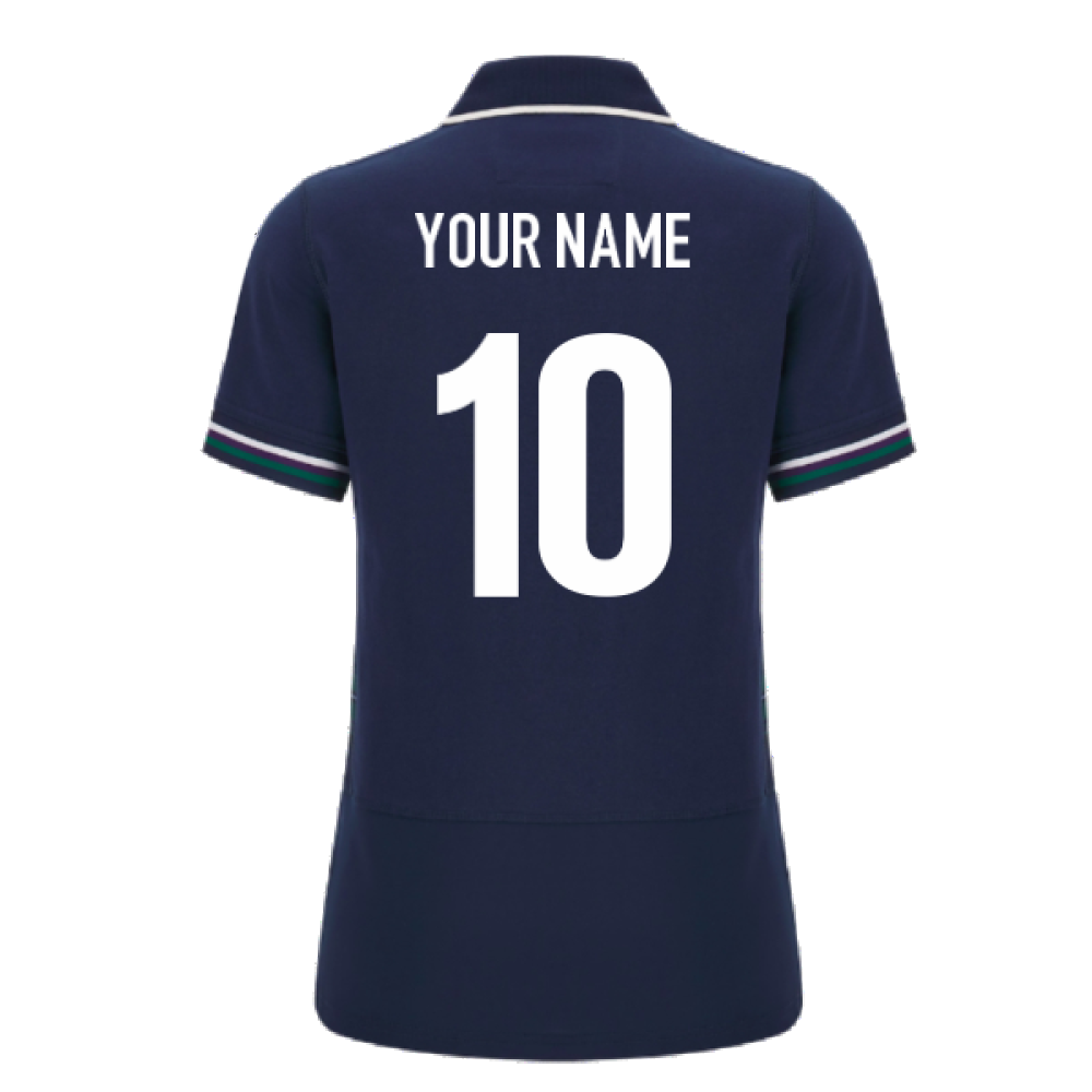 Scotland RWC 2023 Home Cotton Rugby Shirt (Ladies) (Your Name)