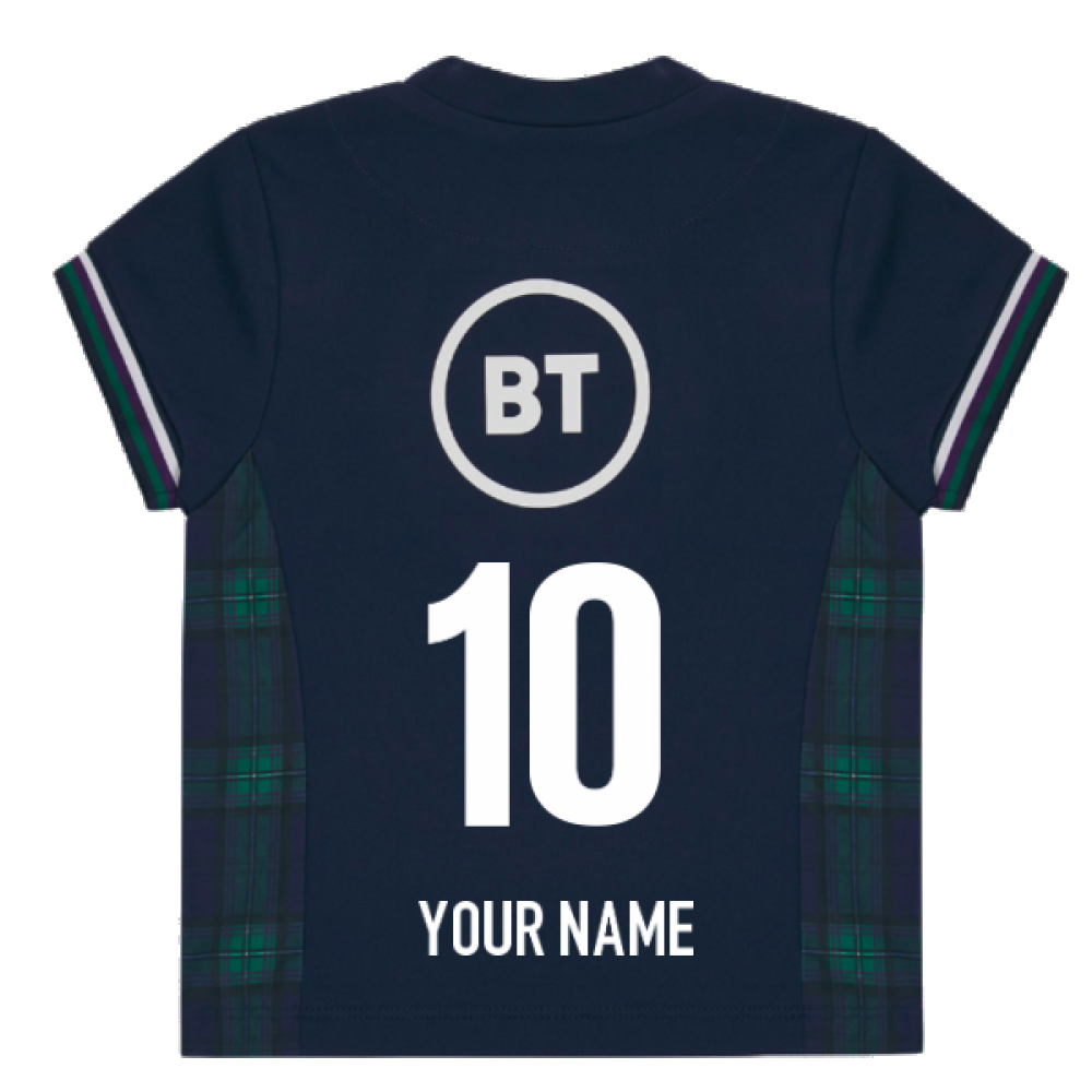 2023-2024 Scotland Home Baby Rugby Shirt (Your Name)