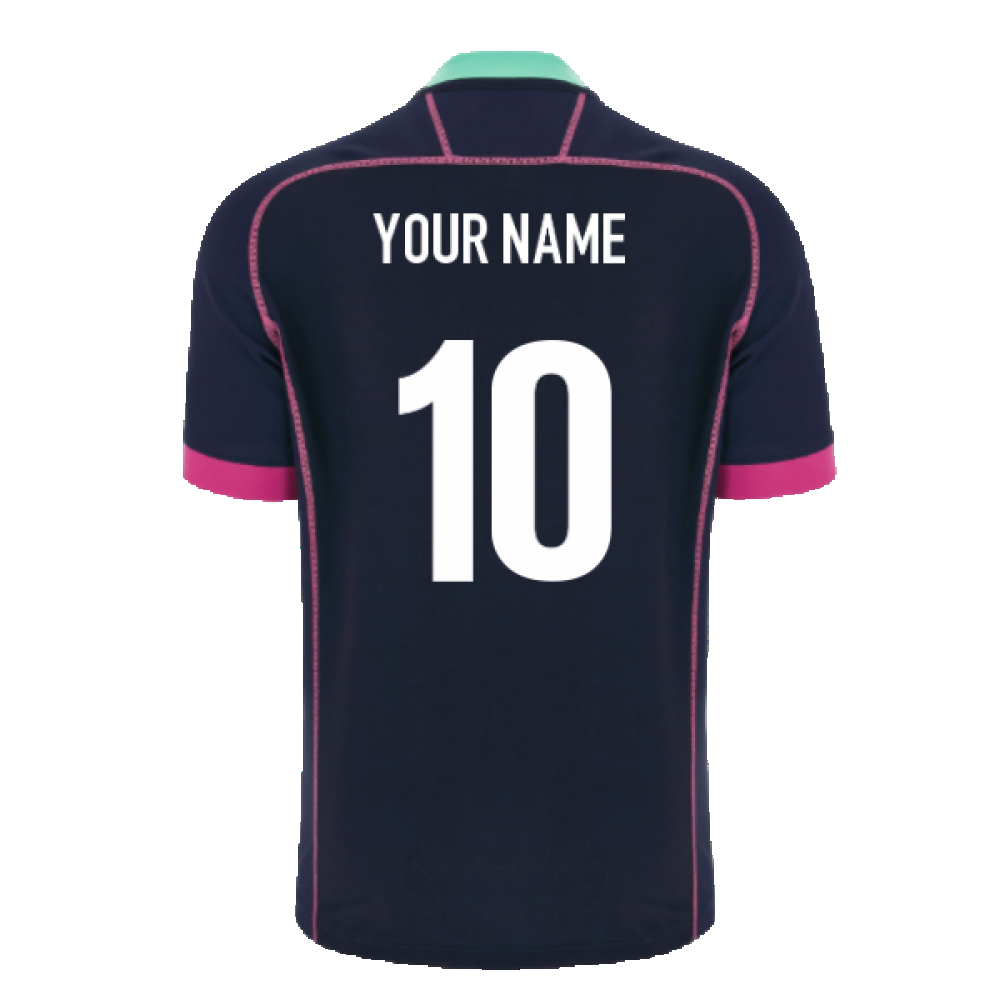 Scotland RWC 2023 Rugby Training Jersey (Navy) - Kids (Your Name)