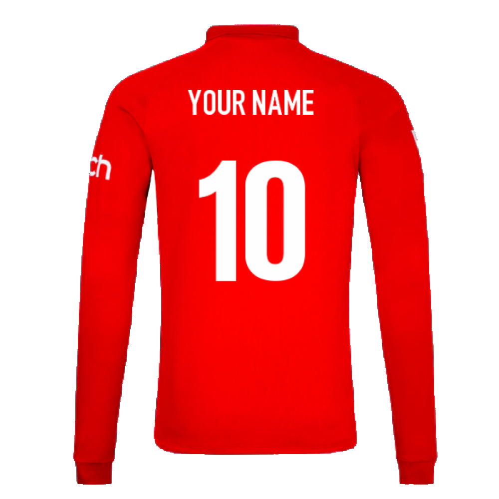 2023 England T20 Pro Shirt Long Sleeve Jersey (Your Name)